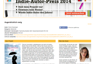 Autorpreis, Wettbewerb, Indie Autor
