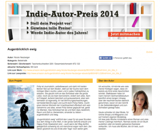 Autorpreis, Wettbewerb, Indie Autor