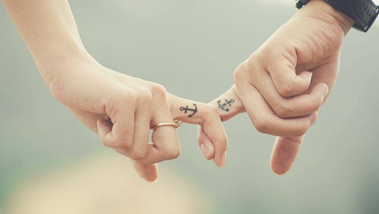 Hände, Paar, Tattoo